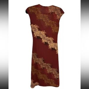 Preowned Red Dress Ruby Size L Pit To Pit 16 Inches 42 Inches Long